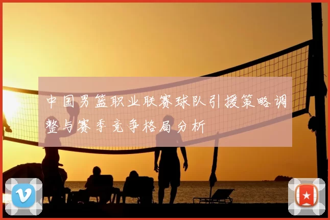 中国男篮职业联赛球队引援策略调整与赛季竞争格局分析